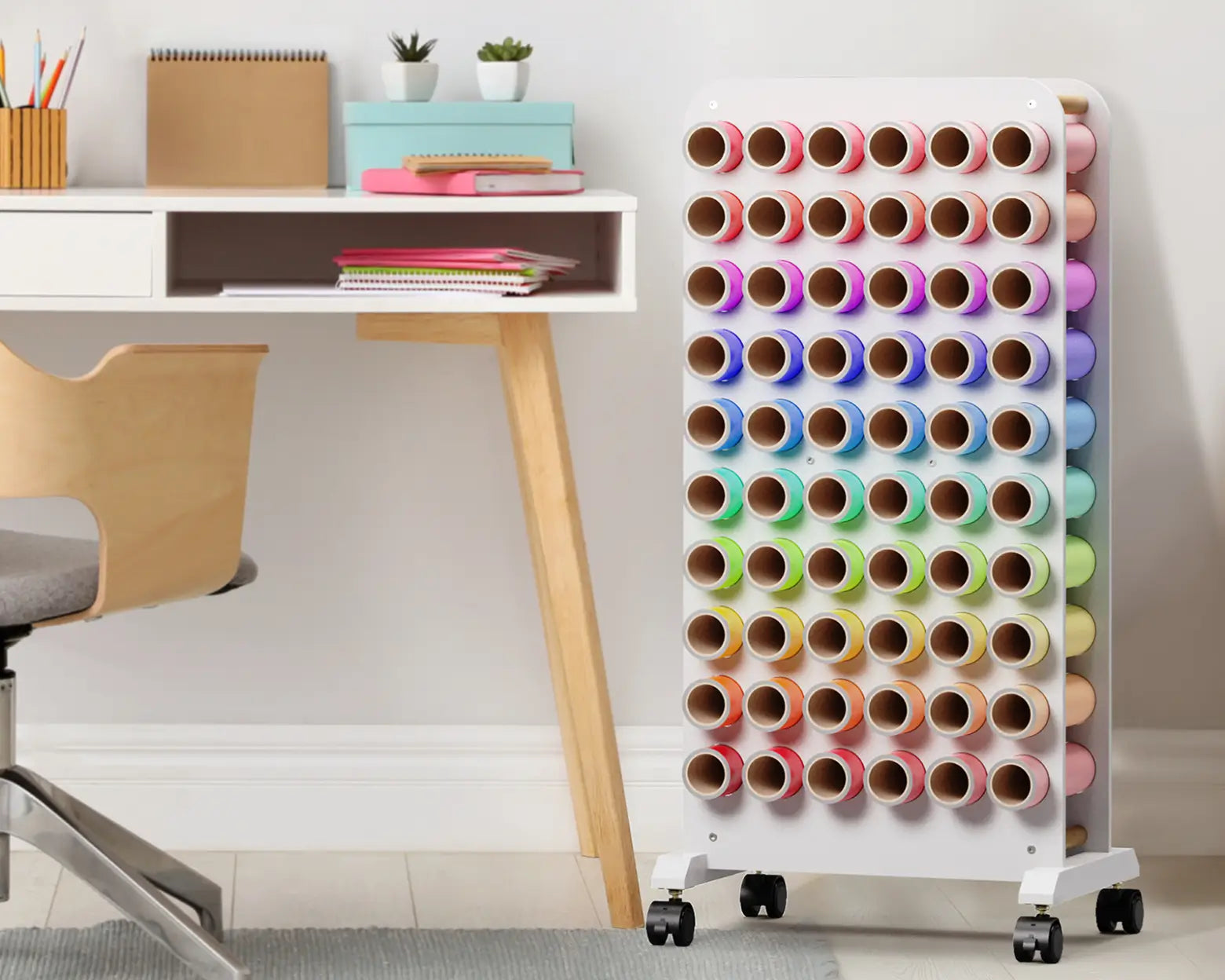 Crafit 60 Vinyl Rolls Storage Cart