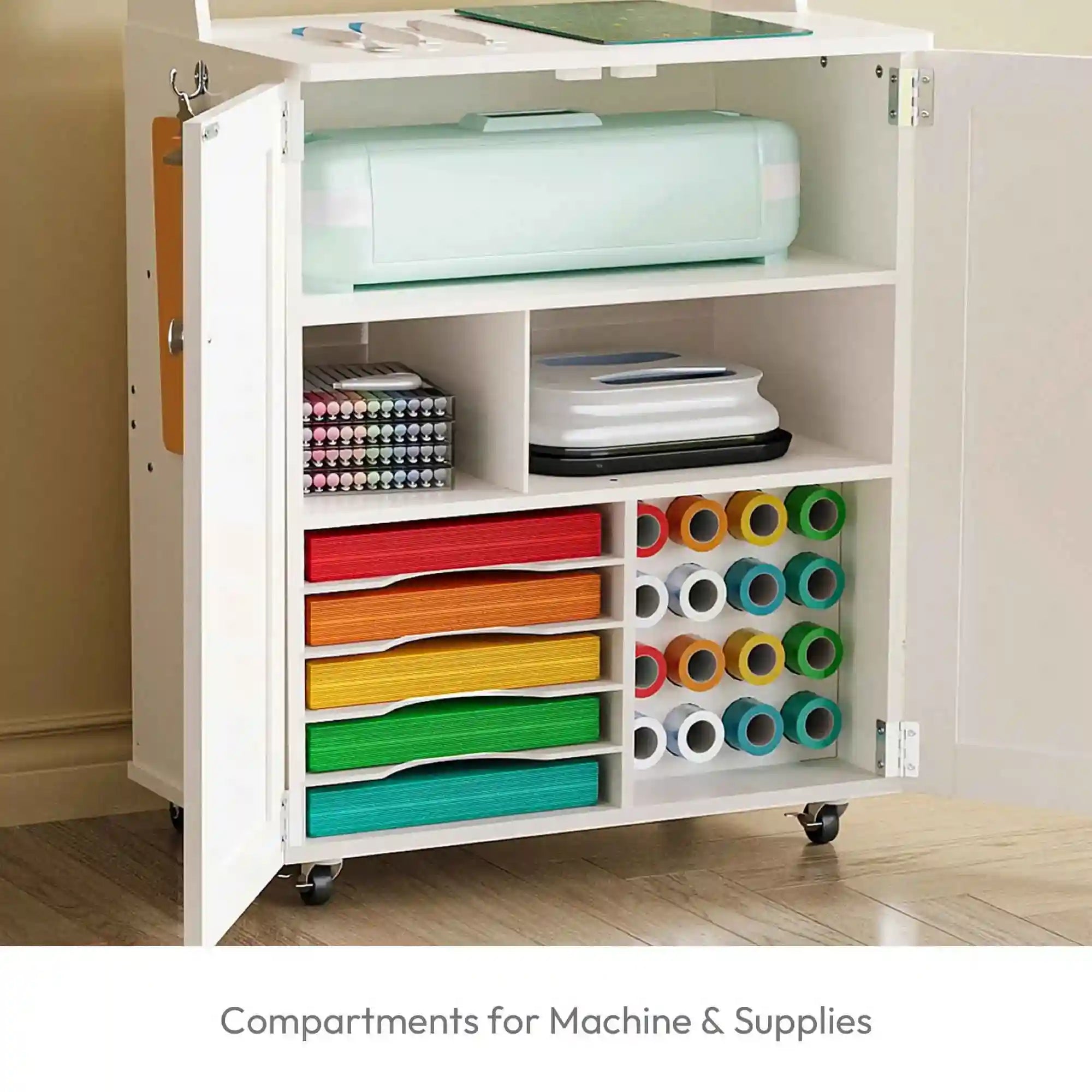 Crafit cabinet cart compartments