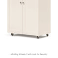 Load image into Gallery viewer, Crafit cabinet cart movable wheels