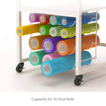 Load image into Gallery viewer, 2 - Tier Craft Storage Cart for Heat Press - Crafit
