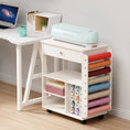 Load image into Gallery viewer, Crafit Craft Storage Cabinet Cart for Cricut
