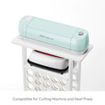 Load image into Gallery viewer, Crafit Rolling Craft Organizer with 30 Vinyl Roll Holders for Cricut
