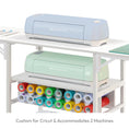 Load image into Gallery viewer, Craft Storage Folding Table Cart for Cricut - Crafit
