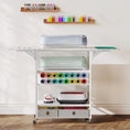 Load image into Gallery viewer, Craft Storage Folding Table Cart for Cricut - Crafit
