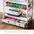 Load image into Gallery viewer, Craft Storage Folding Table Cart for Cricut - Crafit
